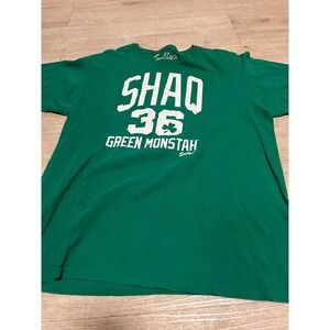 Shaquille O'Neal Shaq 36 Green Monstah T-Shirt Mens XL Green Boston Celtics NBA